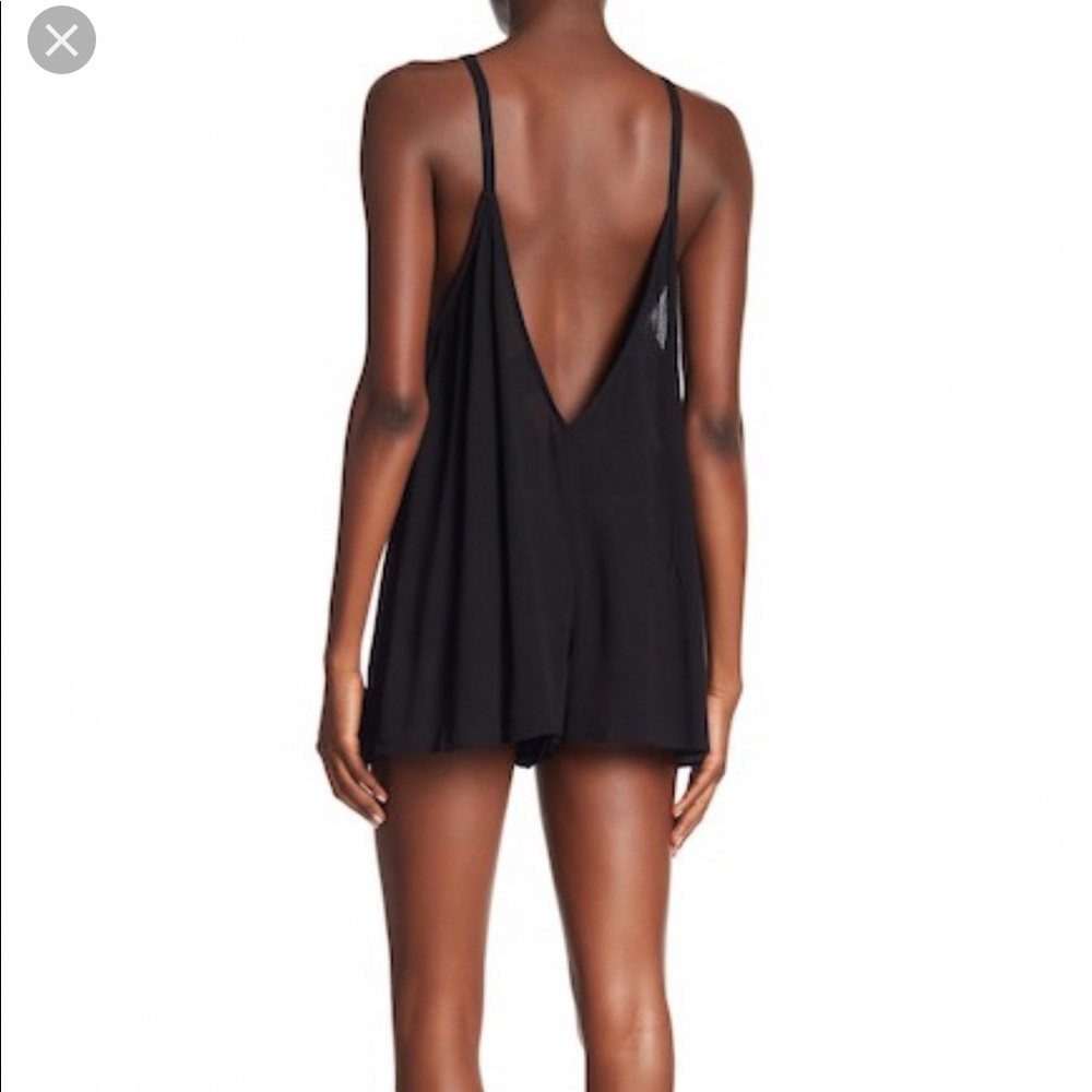 Show me your mumu black romper NWTs